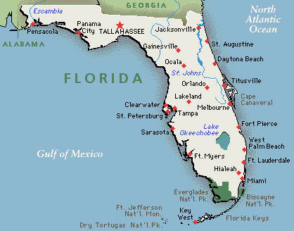 Map of Florida